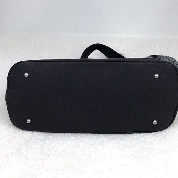 TOMS Seeker Weekender Bag in Black Multi Sweater Felt - Picture 7 of 15